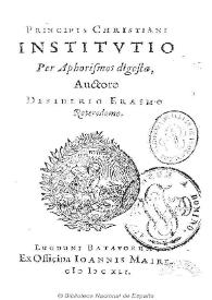 Principis christiani institutio per aphorismos digesta