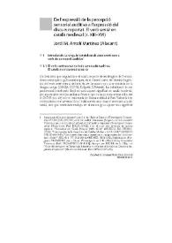 De l’expressió de la percepció sensorial auditiva a l’expressió del
discurs reportat. El verb 'senti'r en català medieval (s. XIII–XVI)