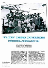 'L'altre' creuer universitari. L'expedició a Amèrica del 1934
