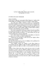 Los Sres. Capriles y Blasco Ibáñez, duelo concertado
