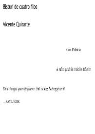 Bisturí de cuatro filos