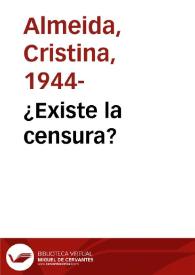 ¿Existe la censura?