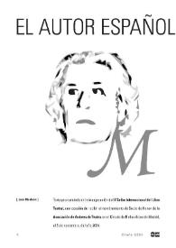 El autor español en el siglo XX