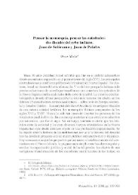 Pensar la monarquía, pensar las catedrales: dos fiscales del orbe indiano, Juan de Solórzano y Juan de Palafox