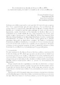 La extinción de la Abadía de Alcalá la Real, 1851: el marco histórico, político y patrimonial de la villa de Priego