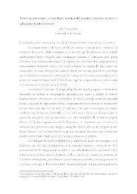 Teoría de prototipos y lexicología histórica del español: aspectos teóricos y aplicación al verbo arrancar