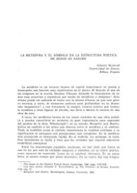 La metáfora y el símbolo en la estructura poética de 'Bodas de sangre'