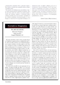 El arte de narrar. Manuel Talens: 'Hijas de Eva'. Tusquets, Barcelona, 1997 [recensiones]