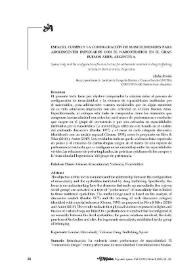 Espacio, cuerpo y la configuración de masculinidades para adolescentes implicados con el narcotráfico en el Gran Buenos Aires, Argentina