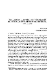 De la pluma al pincel: Moctezuma II en el imaginario novohispano de fines del siglo XVII   