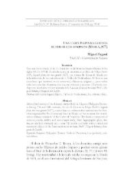 Una loa en Filipinas a la fiesta de tres beatos dominicos (Manila, 1677)