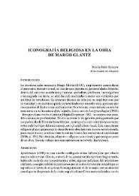 Iconografía religiosa en la obra de Margo Glantz   