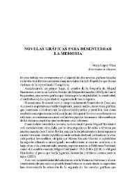 Novelas gráficas para desenterrar la memoria   
