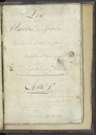 Los amores de novela : comedia en 5 actos en prosa