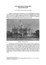 La Exposición de Chicago (III): Palacio del Brasil 