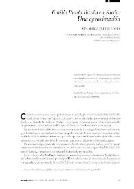 Emilia Pardo Bazán en Rusia: Una aproximación