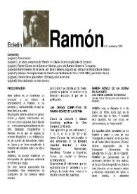 BoletínRAMÓN. Núm. 1, septiembre 2000
