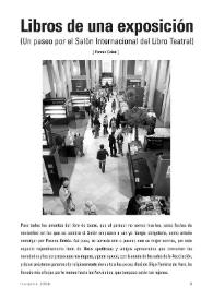 Libros de una exposición (Un paseo por el Salón Internacional del Libro Teatral)