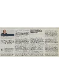 Sus valores y los nuestros
