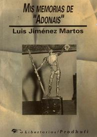 Mis memorias de 'Adonais' : (1963-1993)