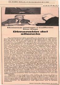 Dimensión del silencio