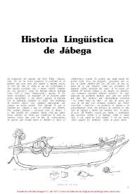Historia lingüística de jábega