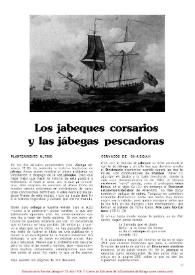Los jabeques corsarios y las jábegas pescadoras