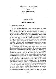 Contumaz Orfeo. Segunda parte