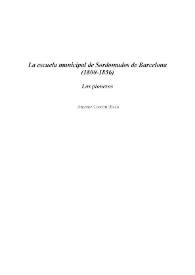 La escuela municipal de Sordomudos de Barcelona (1800-1856). Los pioneros