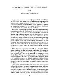 El Padre Las Casas y la leyenda negra