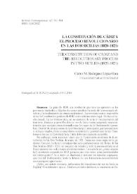 La Constitución de Cádiz y el proceso revolucionario en las Dos Sicilias (1820-1821)