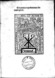 Tractatus reprobationis sententiae Pilati | Biblioteca Virtual Miguel de Cervantes