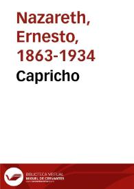 Capricho / Ernesto Nazareth | Biblioteca Virtual Miguel de Cervantes