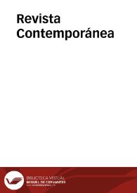 Revista Contemporánea | Biblioteca Virtual Miguel de Cervantes