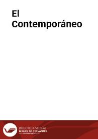El Contemporáneo | Biblioteca Virtual Miguel de Cervantes