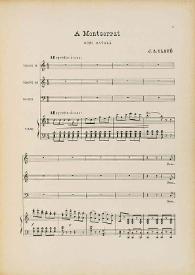 A Montserrat : coro catalá / J. A. Clavé | Biblioteca Virtual Miguel de Cervantes