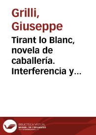 Tirant lo Blanc, novela de caballería. Interferencia y duplicación en el género | Biblioteca Virtual Miguel de Cervantes