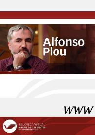Alfonso Plou | Biblioteca Virtual Miguel de Cervantes