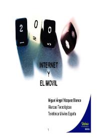 Internet y el móvil / de Miguel Ángel Vázquez Blanco | Biblioteca Virtual Miguel de Cervantes