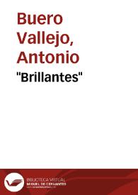 "Brillantes" / Antonio Buero Vallejo | Biblioteca Virtual Miguel de Cervantes