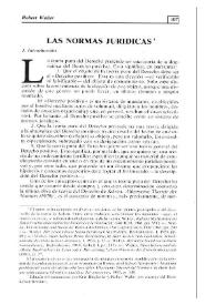 Las normas jurídicas / Robert Walter | Biblioteca Virtual Miguel de Cervantes
