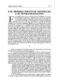 Los deberes positivos generales y su fundamentación | Biblioteca Virtual Miguel de Cervantes