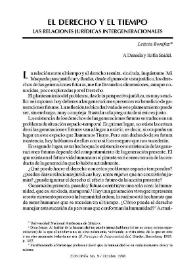 El Derecho y el tiempo / Leticia Bonifaz | Biblioteca Virtual Miguel de Cervantes