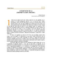 A propósito de la argumentación jurídica | Biblioteca Virtual Miguel de Cervantes