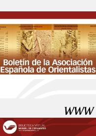 Visitar: Boletín de la Asociación Española de Orientalistas