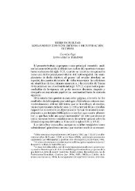 Tirso en sueltas: notas sobre difusión impresa y recuperación textual / Germán Vega García-Luengos | Biblioteca Virtual Miguel de Cervantes