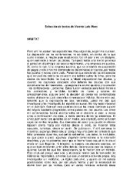 Selección de textos / Vicente Mora | Biblioteca Virtual Miguel de Cervantes