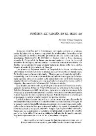 Fonética extremeña en el siglo XIX / Antonio Viudas Camarasa | Biblioteca Virtual Miguel de Cervantes
