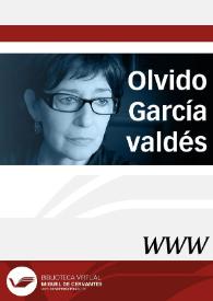 Olvido García Valdés / director Antonio Ortega