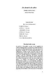 Un denario de cobre / Antonio Ruiz Negre | Biblioteca Virtual Miguel de Cervantes